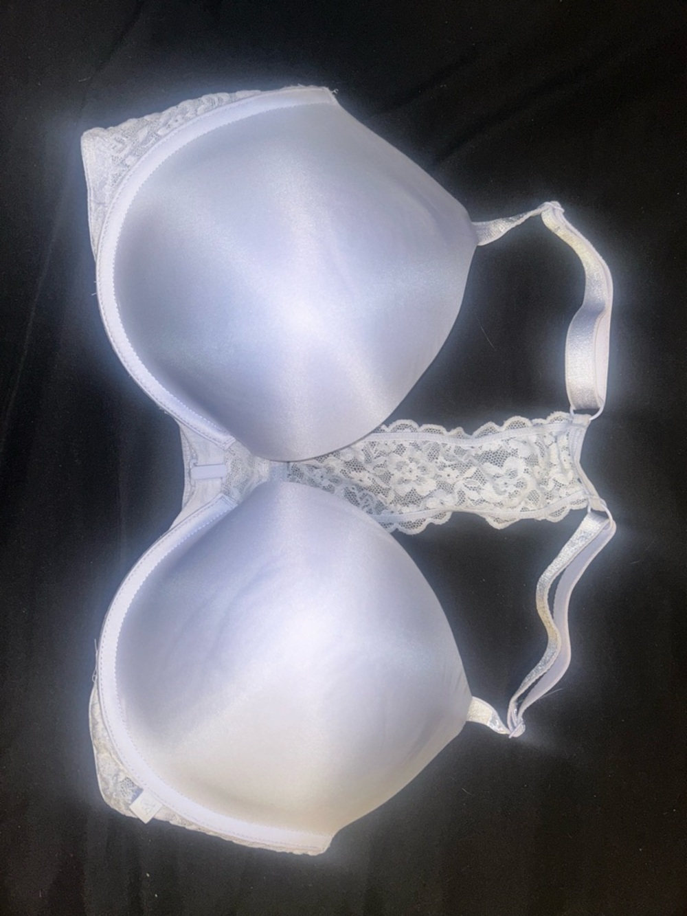 Lilac Lace-Back T-Shirt Bra - Women Intimates